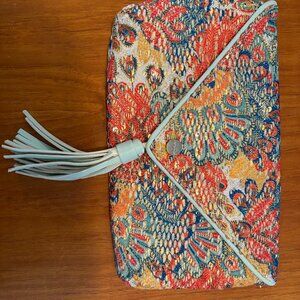 Pretty Ships Multi Color Clutch with chain